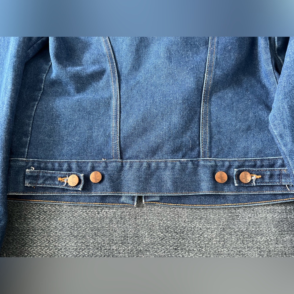 WRANGLER WOMEN'S ICONS DENIM JACKET size Euro 35/US 6 Slim fit - Picture 6 of 7